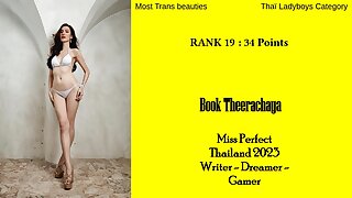 19th Thaï Ladyboys Category : Book THEERACHAYA