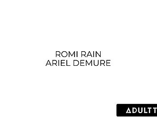 Romi Rain Is DRIPPING WET For T-Girl Ariel Demure